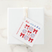 赤白と私も7月4日 ブライダルシャワー フェイバータグ (インサイチュ)