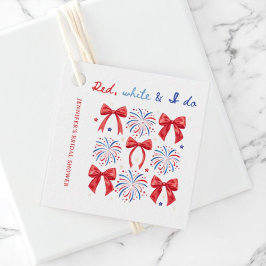 赤白と誓う7月4日婚前パーティー フェイバータグ