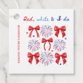 赤白と誓う7月4日 ブライダルシャワー フェイバータグ (正面)