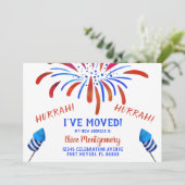 赤白と青のお祝い移動 案内状 (スタンド正面)