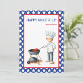 赤白と青のクックアウトハッピー4日7月 シーズンカード (スタンド正面)