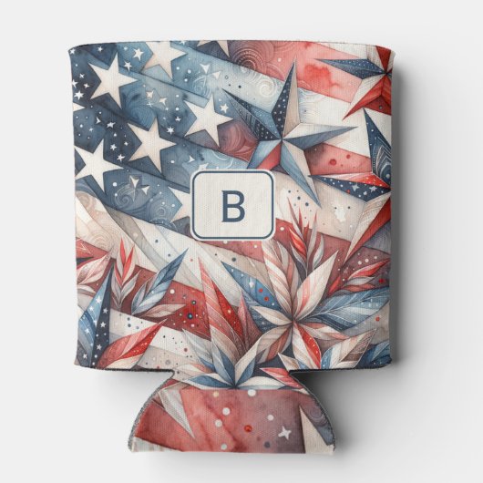 赤白と青のクーラーボックス 缶クーラー (裏面)