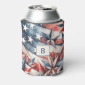 赤白と青のクーラーボックス 缶クーラー (缶裏面)