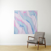 赤白と青の抽象芸術絵画 タペストリー (インサイチュ(横))