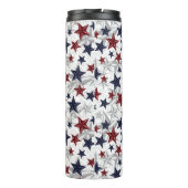 赤白と青の星のスパングル タンブラー (裏面)