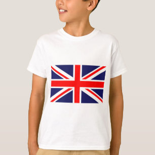 赤白と青十字旗の素晴らしイギリス Tシャツ