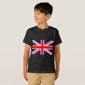 赤白と青十字旗の素晴らしイギリス Tシャツ (正面フル)