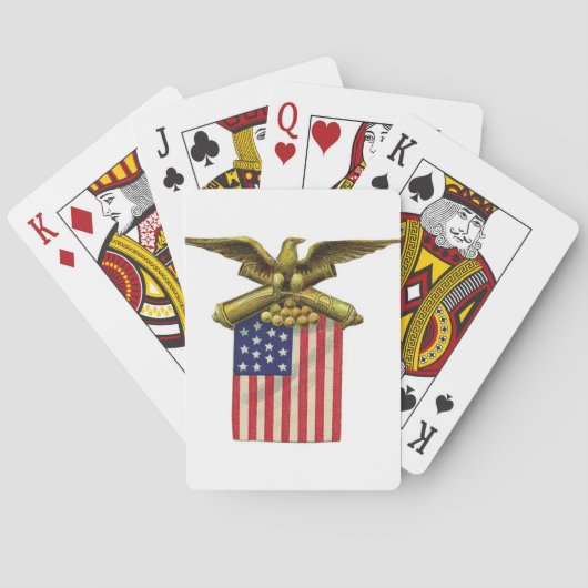 赤白と青 トランプ (裏面)