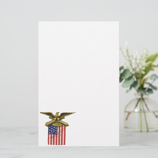 赤白と青 便箋 (スタンド正面)