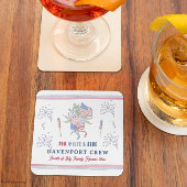 赤白と青 | 7月4日懇親会 スクエアペーパーコースター