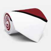 赤白と黒の抽象芸術 ネクタイ (ロール)