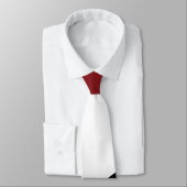 赤白と黒脂肪の対角線ストライプ ネクタイ (タイ)