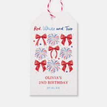 赤白と2つの7月の女の子2nd誕生日パーティー