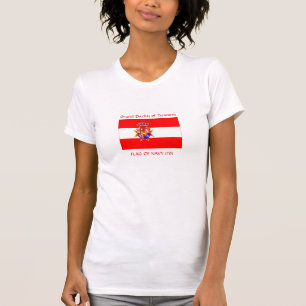 赤白のバナーグランドデューチ Tシャツ