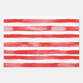 赤白の花とハートの砂の結婚前お披露目パーティー ラッピングペーパーシート (正面3)