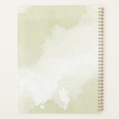 赤白の花と緑の結婚式 プランナー手帳 (裏面)