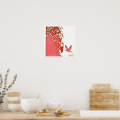 赤白の ポスター (キッチン)