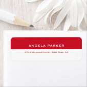 赤白エレガントコンテンポラリー平野 ラベル (インサイチュ)