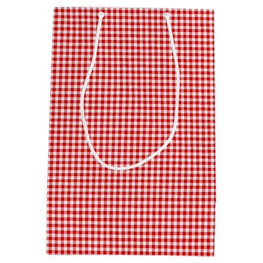 赤白ギンガム抱き枕m ミディアムペーパーバッグ (裏面)