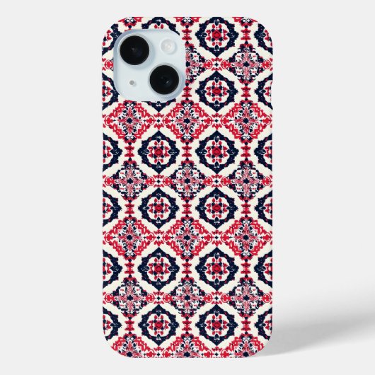赤白スラブ模様 Case-Mate iPhoneケース (裏面)