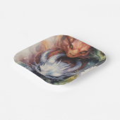 赤白ドラゴンズ ペーパープレート (傾斜あり)