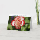 赤白バラのおわびをお許し下さい カード (正面)