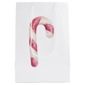 赤白ペパーミントキャンディカン ミディアムペーパーバッグ (裏面)