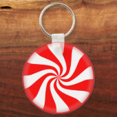 赤白ペパーミントキャンディ キーホルダー (正面)