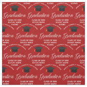 赤白卒業2025年パーソナライズされた卒業 ファブリック (見本)