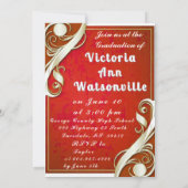 赤白卒業2025 招待状 (裏面)