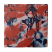 赤白大理石と青大理石 タイル (正面)