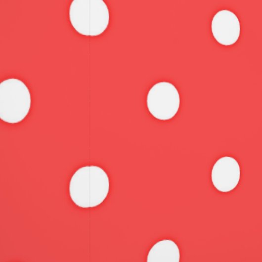 赤白水玉模様 壁紙 (縫い目)