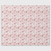 赤白番第18誕生日ラッピング紙 ラッピングペーパー (フラット)