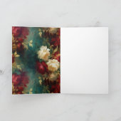 赤白緑の花 カード (内部)