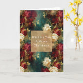 赤白緑の花 カード (黄色い花)