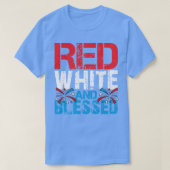 赤白賛美 Tシャツ (デザイン正面)