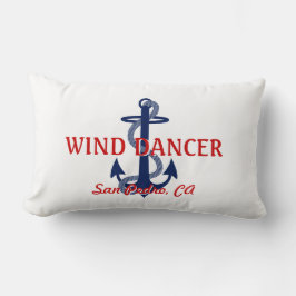 赤白青いかりボート名 ランバークッション