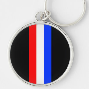 赤白青の三バーストライプなKeychain キーホルダー