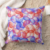 赤白青の外観 クッション (ブランケット)