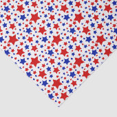 赤白青の愛国心が強い星パターンティッシュ 薄葉紙 (詳細)