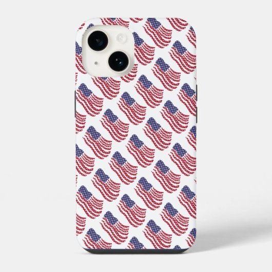 赤白青の旗デザインCase-Mate iPhone iPhoneケース (裏面)