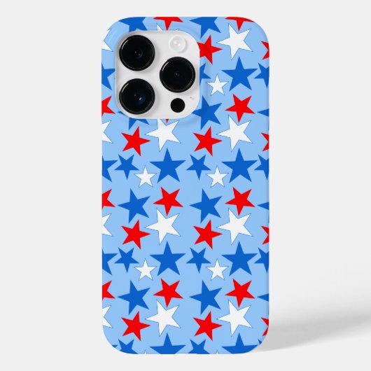 赤白青の星 Case-Mate iPhoneケース (裏面)