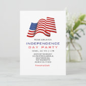 赤白青の独立記念日 招待状 (スタンド正面)