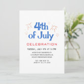 赤白青の独立記念日 招待状 (スタンド正面)