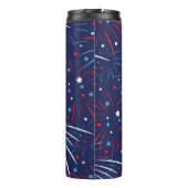 赤白青の花火の星 タンブラー (裏面)