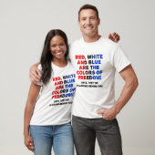 赤白青の面白いTシャツ Tシャツ (ユニセックス)