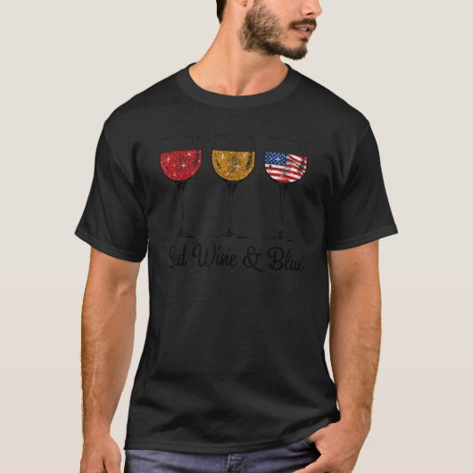 赤白青の4thオブジュライ 赤白青のグラッセ tシャツ (正面)
