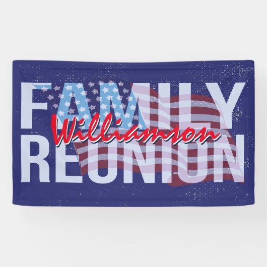 赤白青アメリカンファミリー懇親会 横断幕 (横)