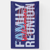 赤白青アメリカンファミリー懇親会 横断幕 (縦)