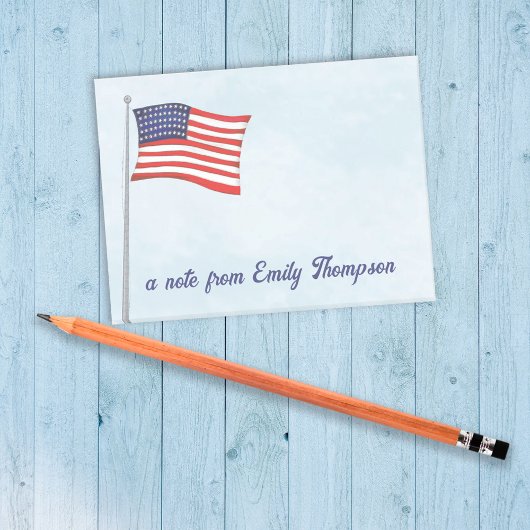 赤白青アメリカ国旗のカスタム ポストイット